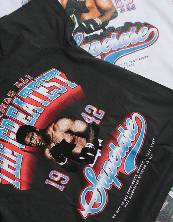 Muhammad Ali - T-shirt pour femmes avec message « Prends des risques »