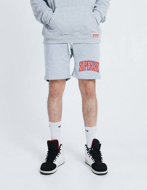 Lot de sweat à capuche finisher + short lifestyle - Gris chiné