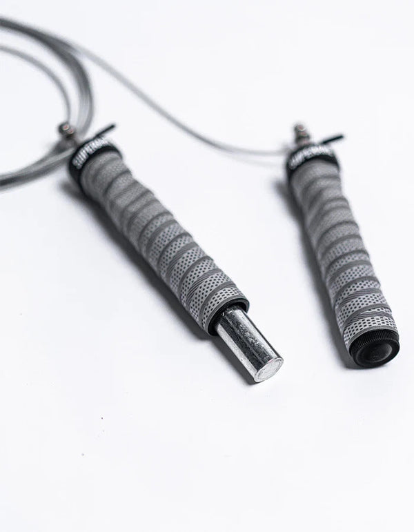 Corde à sauter Superare Deluxe avec poids amovibles - Gris/Noir