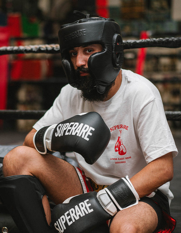 Casque de boxe en cuir de la série One