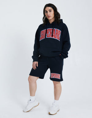 Ensemble de sweat à capuche Finisher + Short de style de vie - Bleu marine