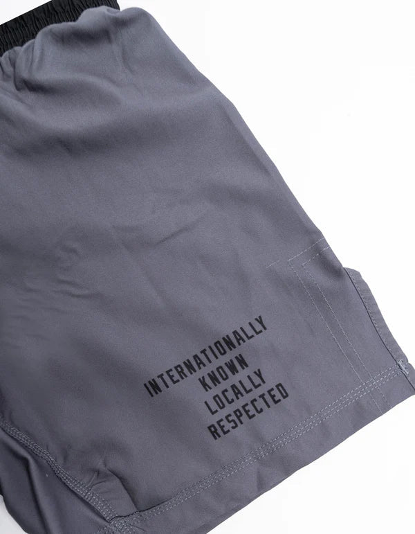 Shorts de combat Respectés localement Superare - Gris/Noir