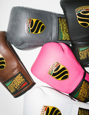 Gants de boxe en cuir italien S50 avec lacets