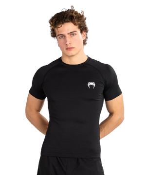 Rashguard à Manches courtes Venum Contender - Noir/blanc