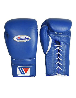 Gants de boxe à lacets gagnants