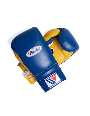 Gants de boxe personnalisés à lacets gagnants