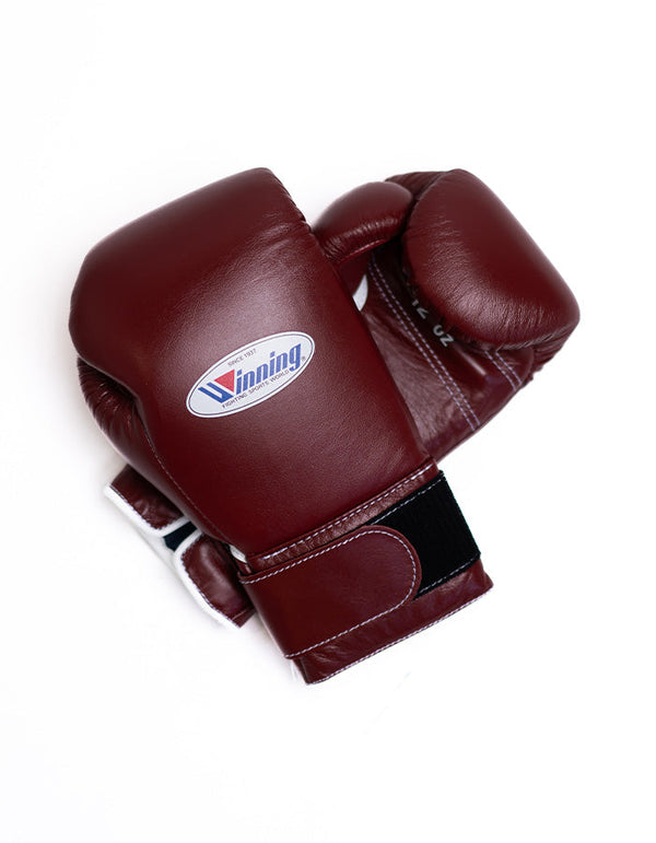 Gants de boxe personnalisés avec Velcro Winning