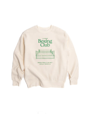 Sweat-shirt à col rond lourd pour club de boxe