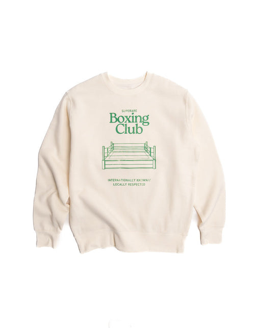 Sweat-shirt à col rond lourd pour club de boxe