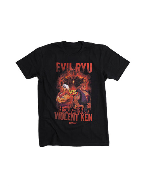 T-shirt Street Fighter Evil Ryu contre Violent Ken