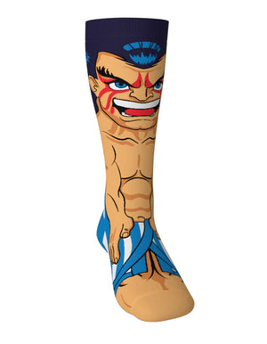 Chaussettes simples CrossOver x Street Fighter (tous les personnages)