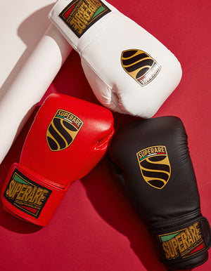 Gants de boxe en cuir italien S50 à velcro
