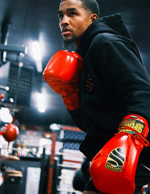 Gants en cuir italien avec lacets S40