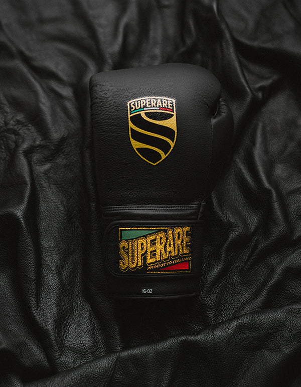 Gants de boxe en cuir italien S50 à velcro