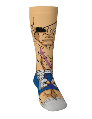 Chaussettes simples CrossOver x Street Fighter (tous les personnages)