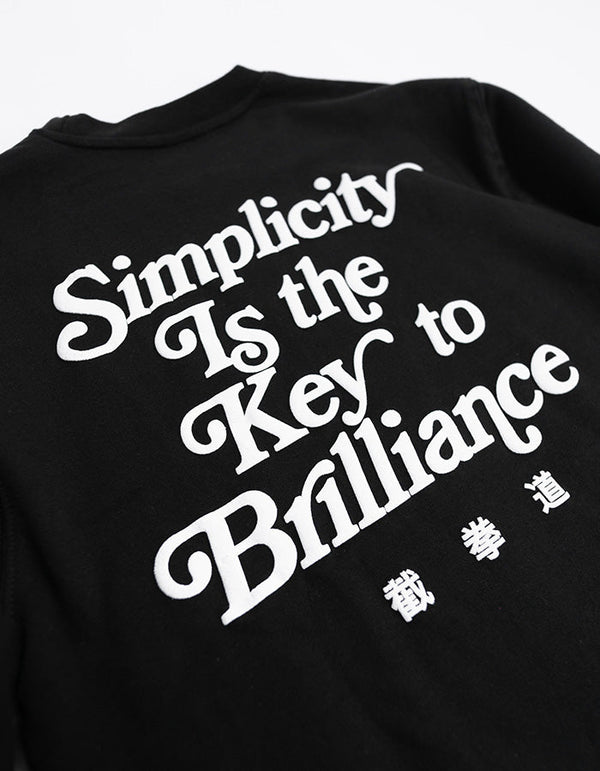 Pull à col rond Bruce Lee Simplicité