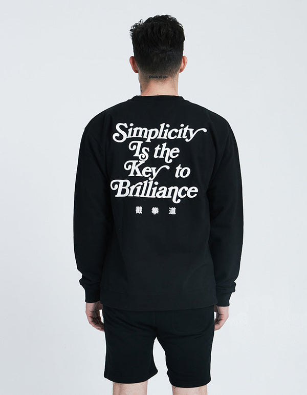 Pull à col rond Bruce Lee Simplicité