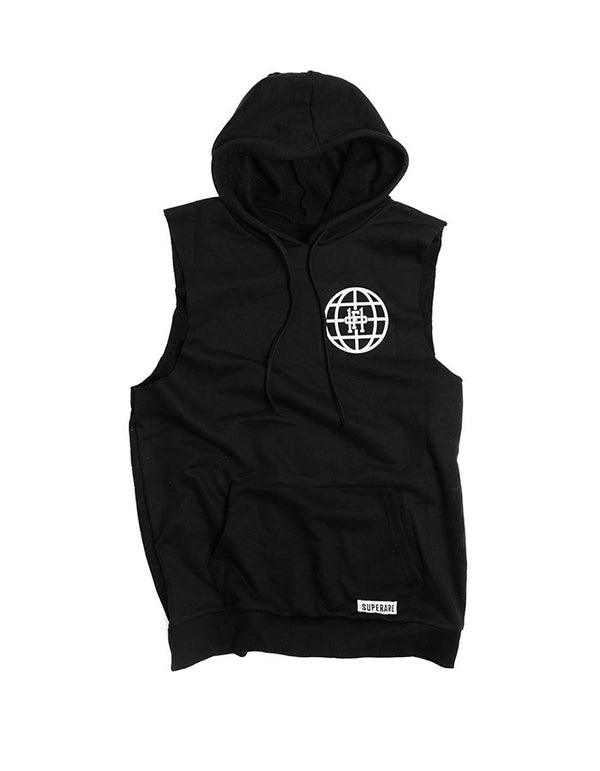 Sweat à capuche sans manches version 2.0 mondial