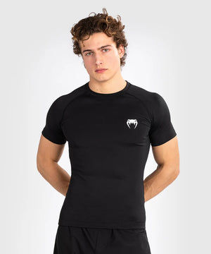Rashguard à Manches courtes Venum Contender - Noir/blanc