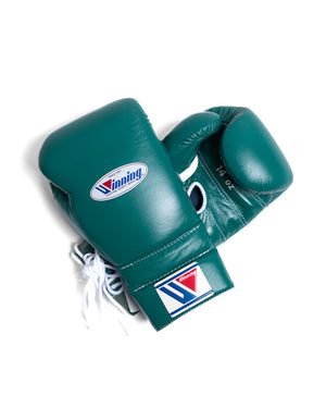 Gants de boxe personnalisés à lacets gagnants