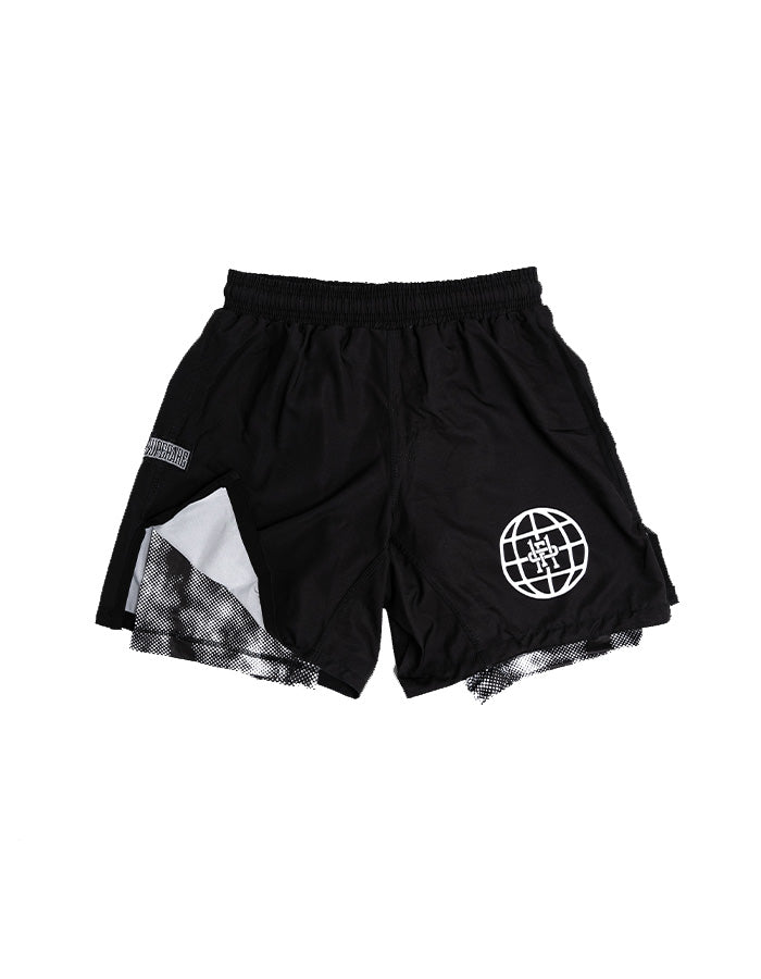 Shorts de grappling combinés dans le monde entier