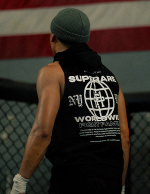 Sweat à capuche sans manches version 2.0 mondial